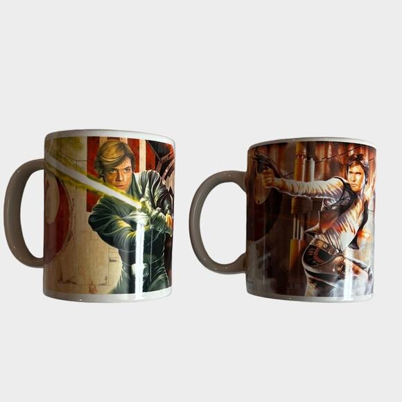 Galerie Star Wars Coffee Mugs Luke v. Darth Vader / Han v. Boba Fett - Picture 2 of 8